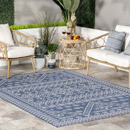 Nuloom Kandace Tribal Indoor/Outdoor Area Rug 5ft 3in x 7ft 6in OWDN24A-53076